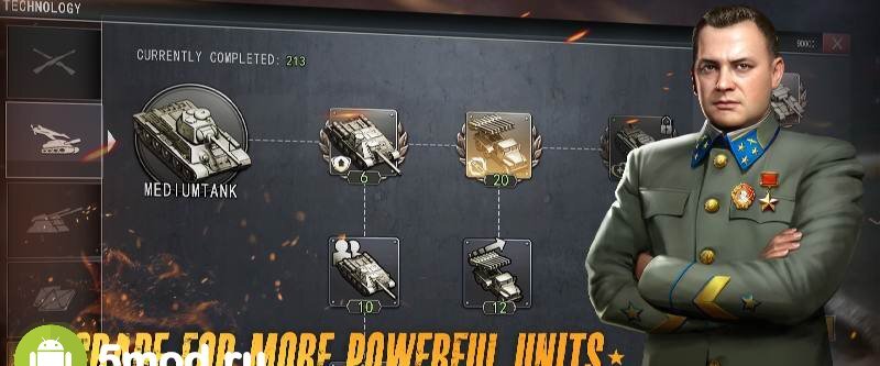 World War 2：Strategy Battle 997 Mod (Unlimited Money/Medals) - скриншот 4