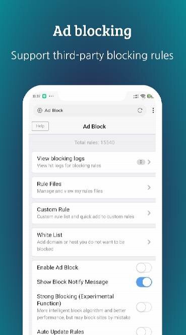 XBrowser - Super fast and Powerful - скриншот 3