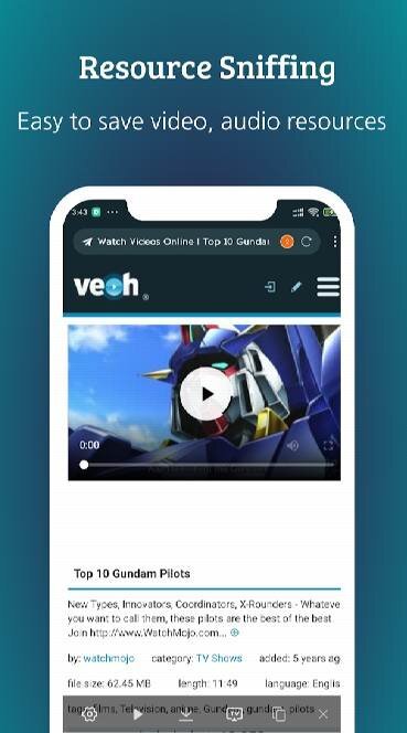 XBrowser - Super fast and Powerful - скриншот 4