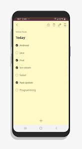 YellowNote - Notepad, Notes - скриншот 1