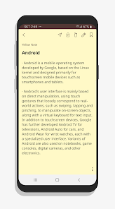 YellowNote - Notepad, Notes - скриншот 2