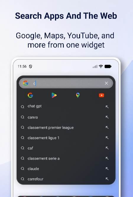 Zerch: Search Widget & App - скриншот 2