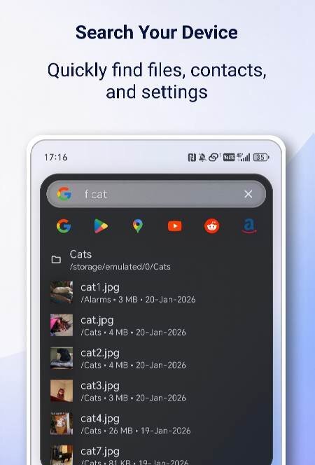 Zerch: Search Widget & App - скриншот 3