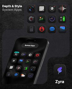 Zyra Icon Pack & Widgets - скриншот 1